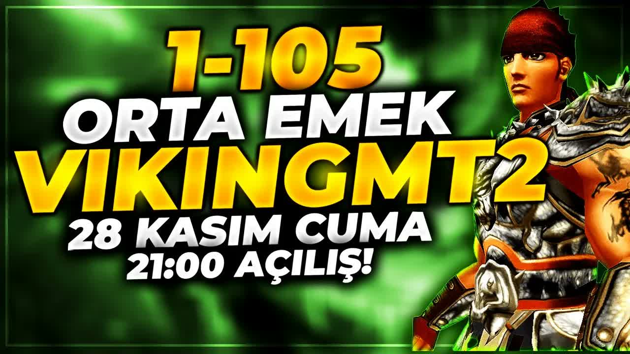 1-105 ORTA EMEK SERVER 2025 | 1-105 PVP SERVER VİKİNGMT2 DETAYLI TANITIM! #metin2pvp #metin2