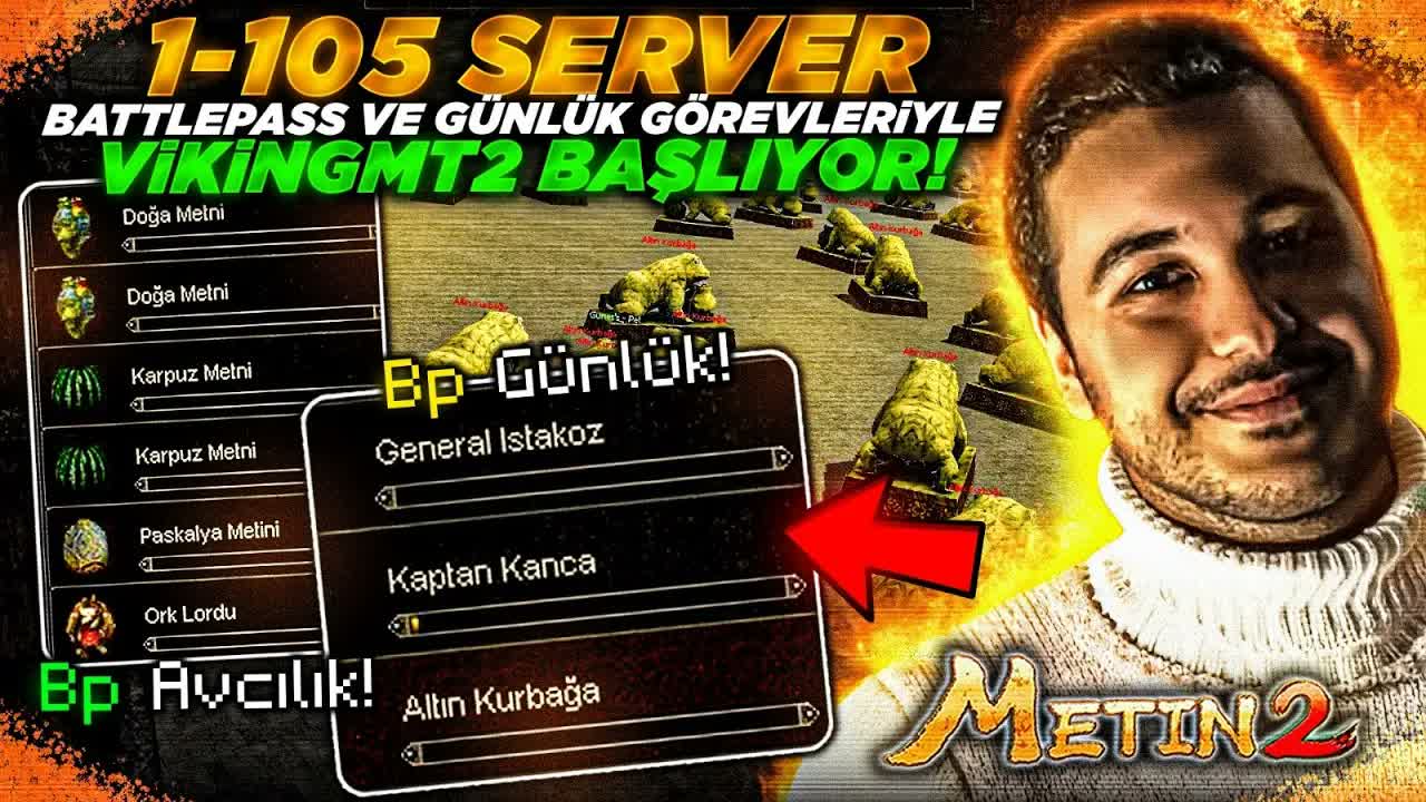 HER GÜNE FARKLI ÖDÜL , YENİ BOSS VE YENİ MAPLERİYLE VİKİNG MT2 HIZLI TANITIM !