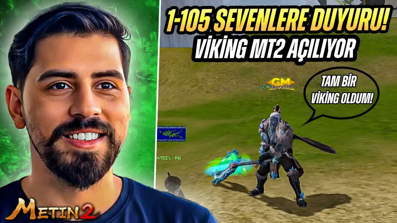 1-105 SEVENLERE DUYURU! | VİKİNGMT2 AÇILIYOR! #metin2 #metin2pvp #vikingmt2