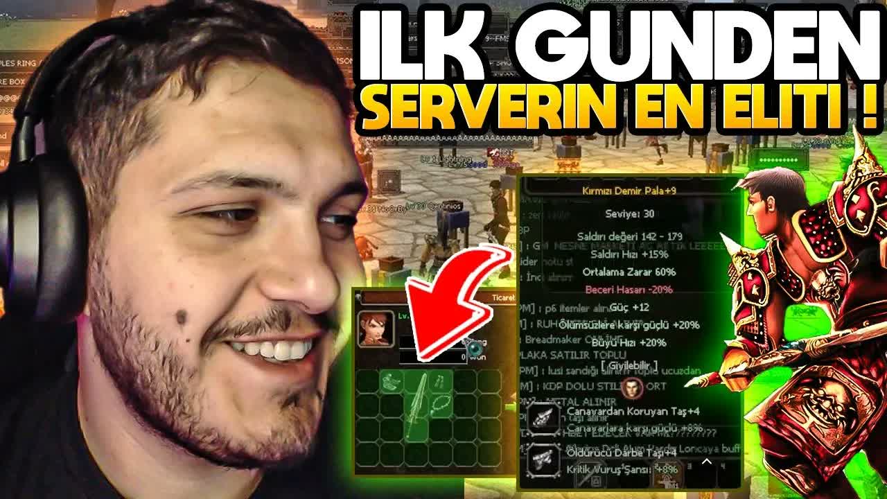 İLK 24 SAATTE ALDIĞIM İTEME BAKKK ! 60 ORTALAMA 12 GÜÇ KIRMIZI DEMİR PALA | Metin2 VİKİNGMT2 #2