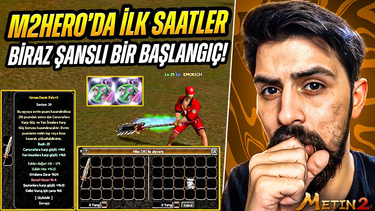 M2-HERO'YA 40.000 EP İLE BAŞLADIM ÇARIN İLK TEMELİ ?  M2Hero - Metin2 #2