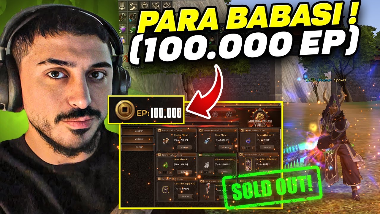 ZEHİR KILICINDAN KÂR 100.000 EP! TÜM NESNEYİ SATIN ALDIM - Metin2 M2Hero İstiklal #4