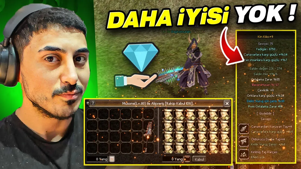 BU NASIL BİR SİLAH!! 😮😮 20.000 TL SERVERDE TEK SİLAHI ALDIM ｜ Metin2 - M2Hero İstiklal #7
