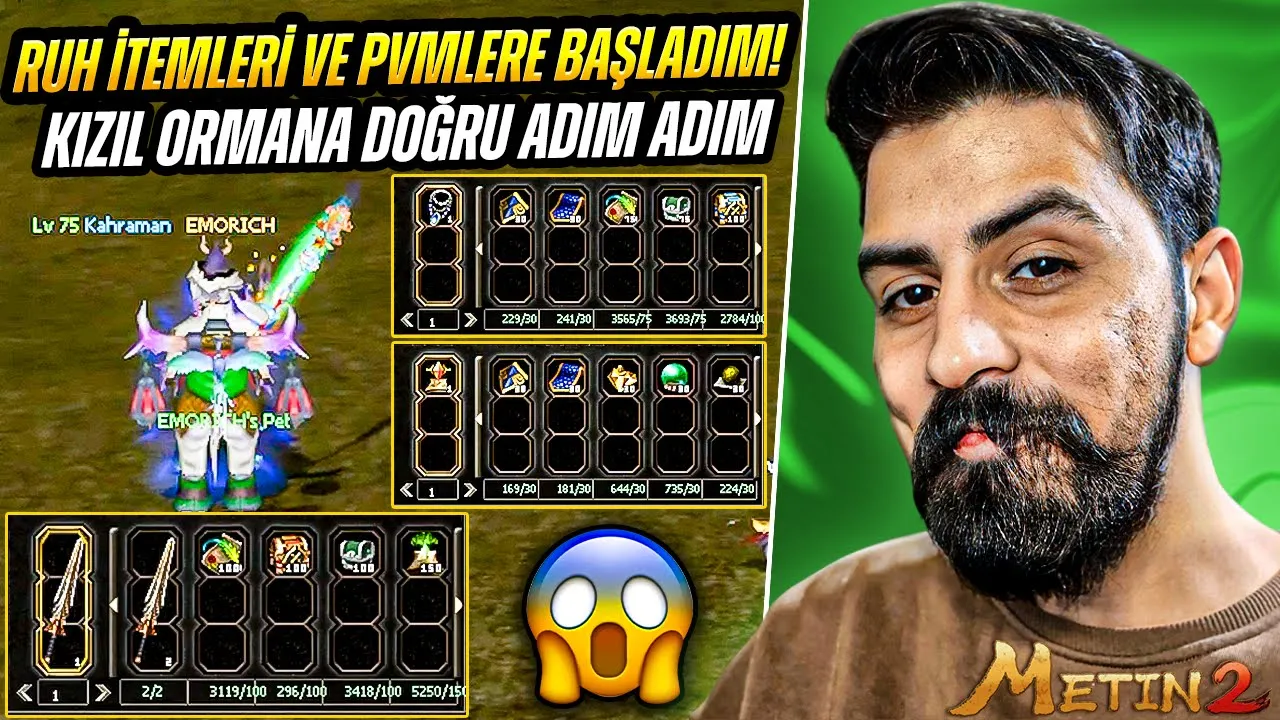 KIZIL ORMAN AÇILANA KADAR RUH İTEMLERİNİ YAPMAK ŞART - ÇOK GEREKLİ LANET İTEM! M2Hero Metin2 #4