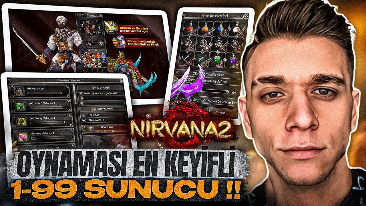 NİRVANAMT2 - BEKLENEN 1-99 OLD SCHOOL OYUN YAPISI GERİ DÖNDÜ!😮😮 #metin2 #metin2pvp #nirvanamt2