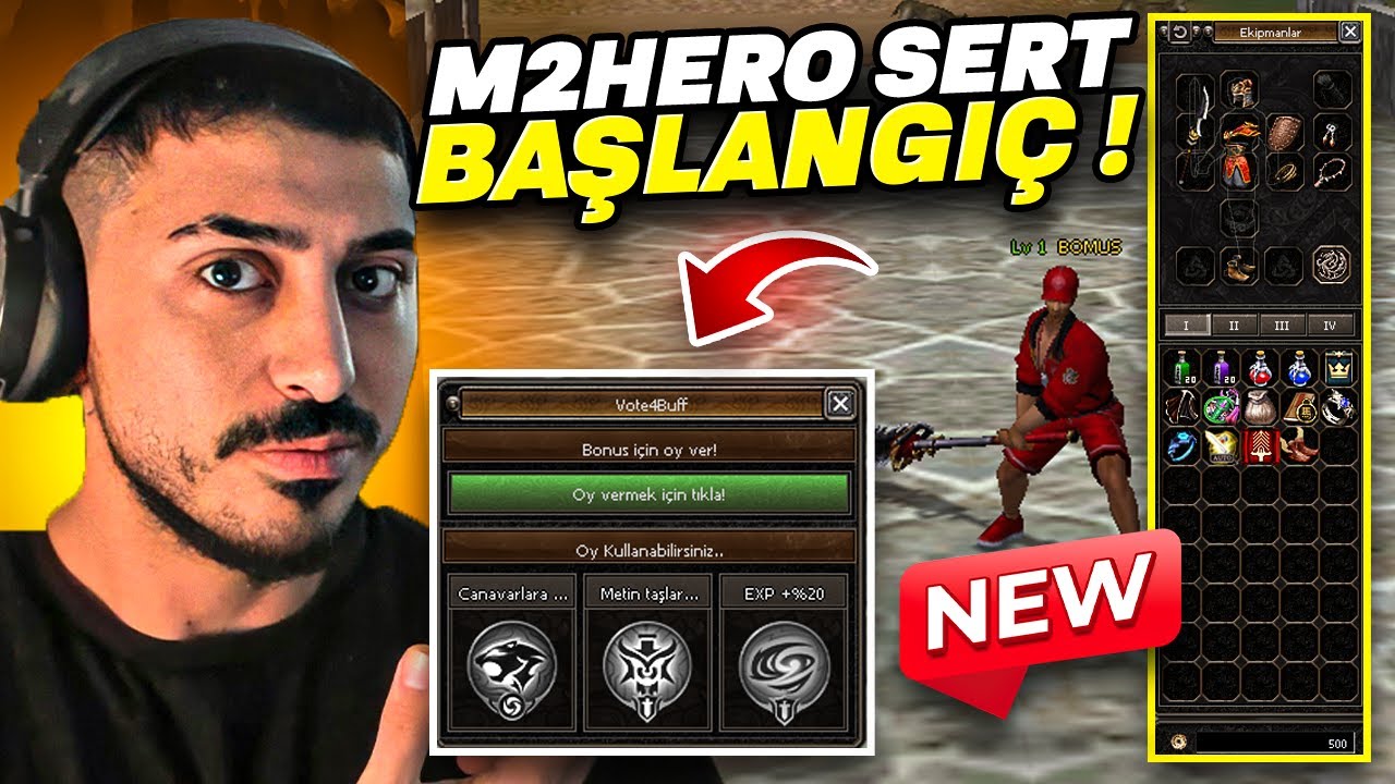 1 AYIN ARDINDAN BAŞLAYACAĞIM YENİ SERVER ! 👀 ¦ Metin2 - M2Hero Detaylı Tanıtım