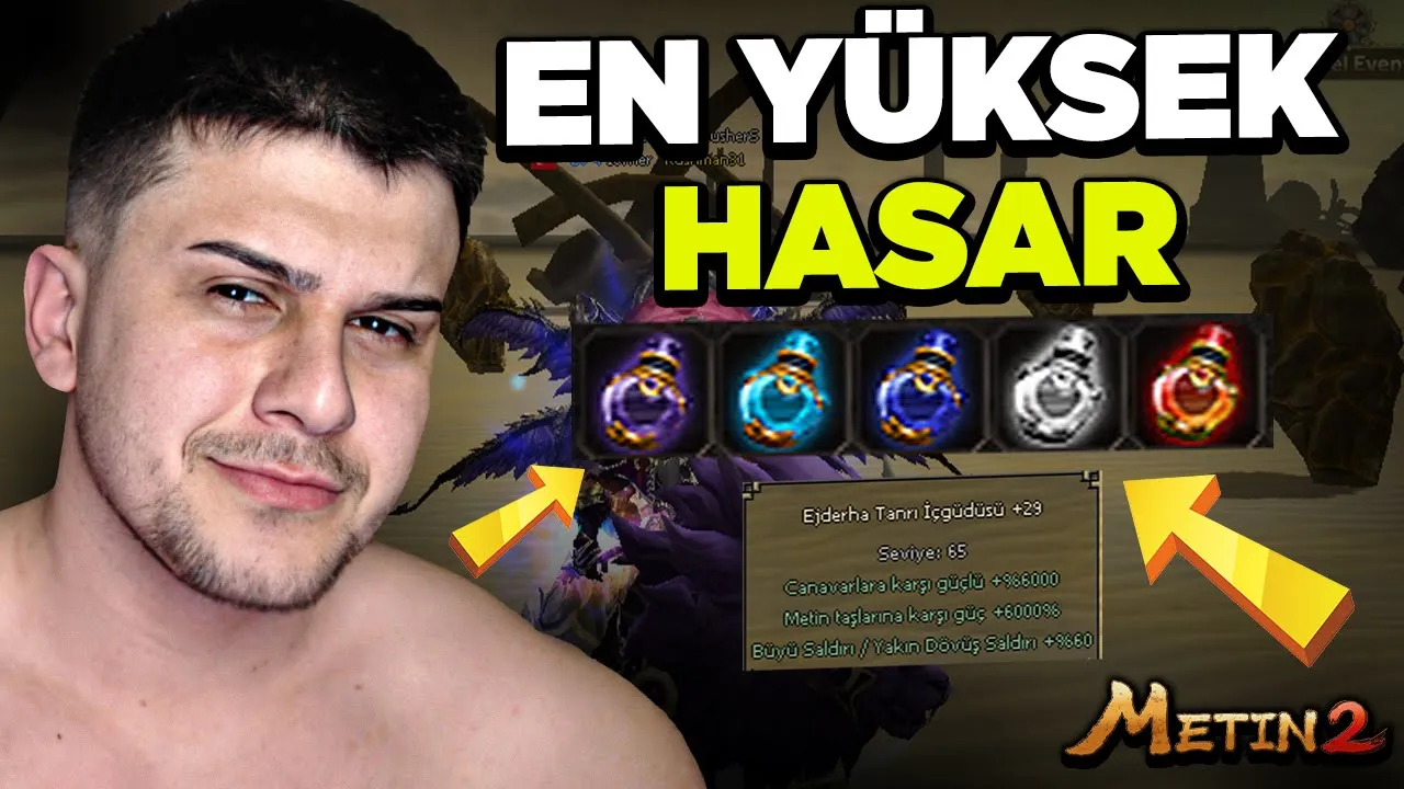ŞAKA DEĞİL !! SERVERİN EN YÜKSEK HASARLARINDAN BİRİNİ VURDUM l M2HERO !!  #metin2 #metin2pvp #m2hero