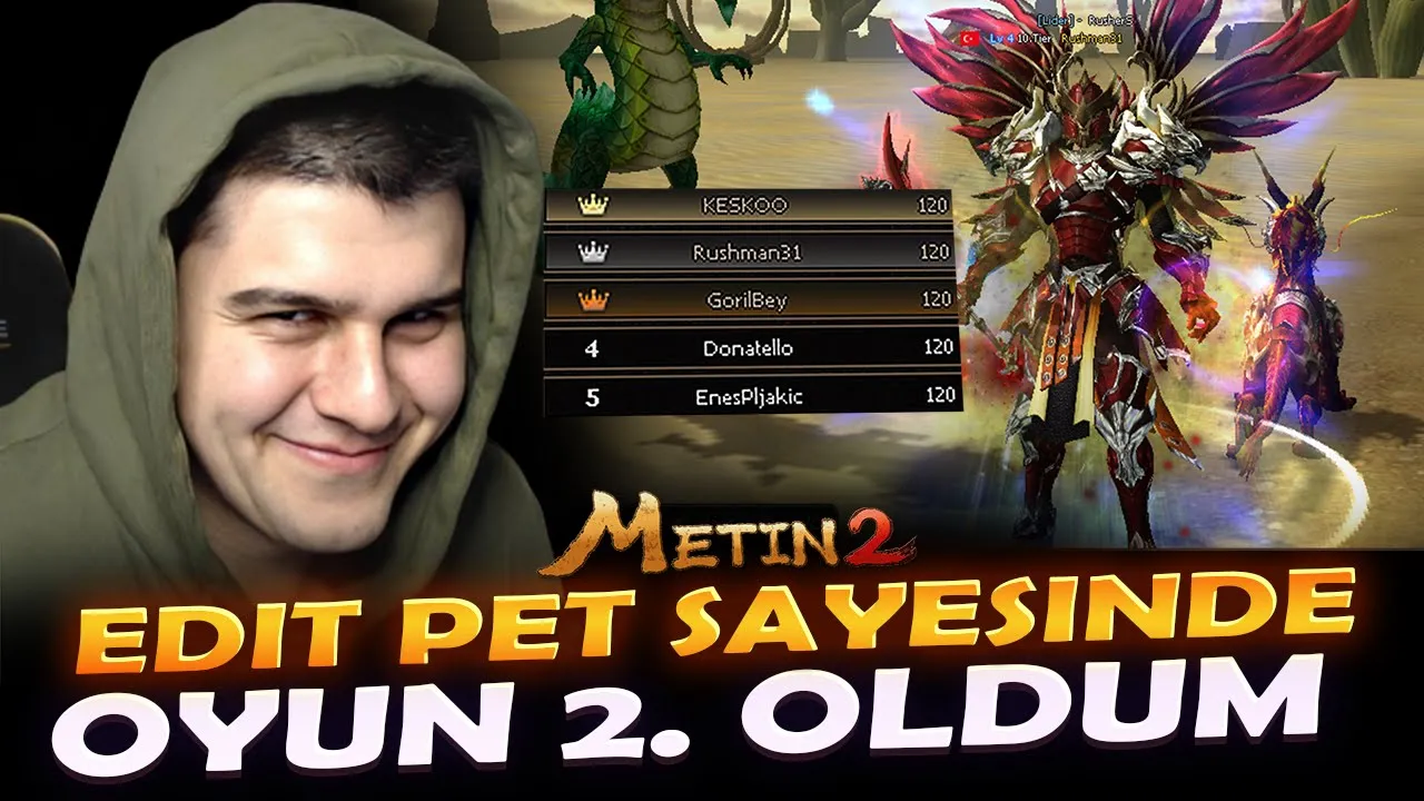 YAPILMAZ DENİLEN PETİ YAPIP OYUN İKİNCİSİ OLDUM l M2HERO !!  #metin2 #metin2pvp #m2hero [lL2amgpWedE]